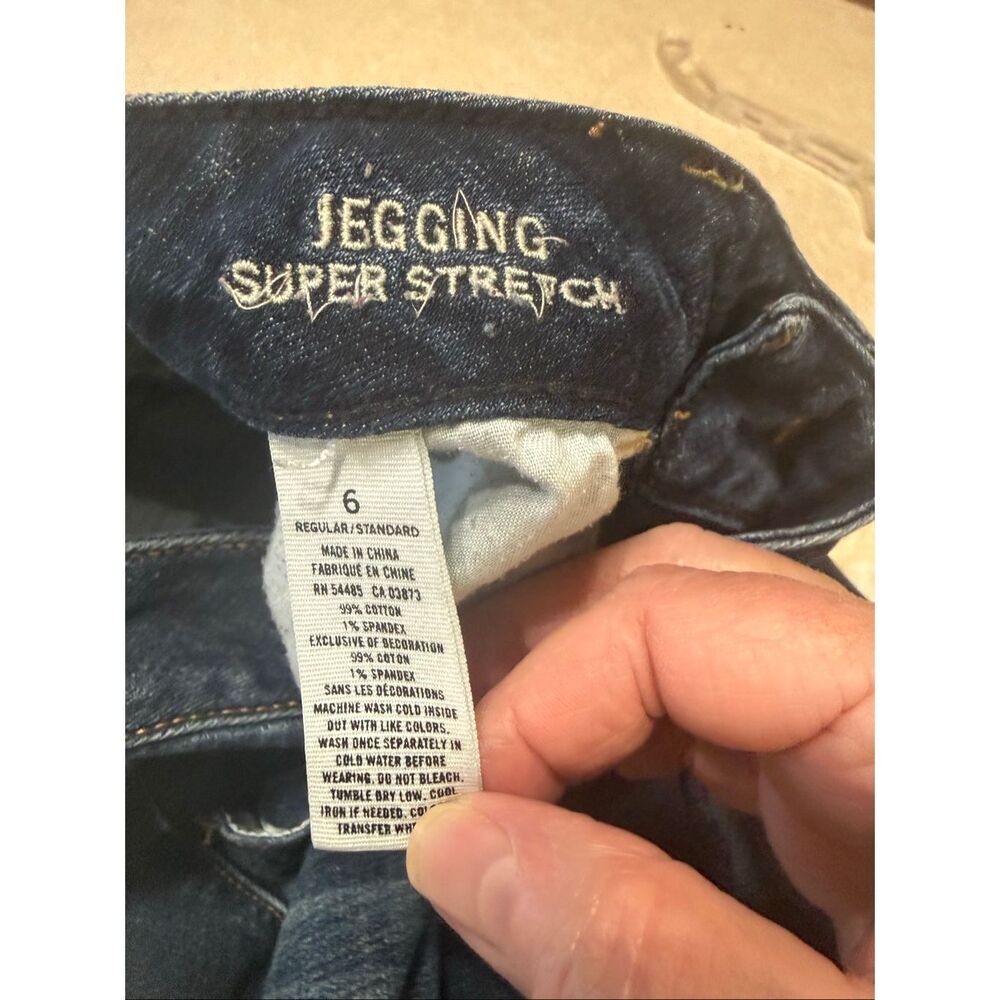 American Eagle Woman’s Super Stretch Jeggings Sz 6 - Picture 3 of 8